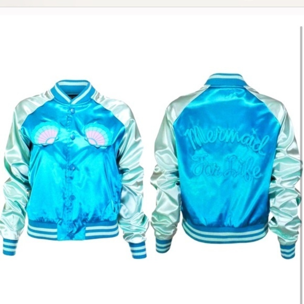 Iron Fist Mermaid For Life Bomber Jacket